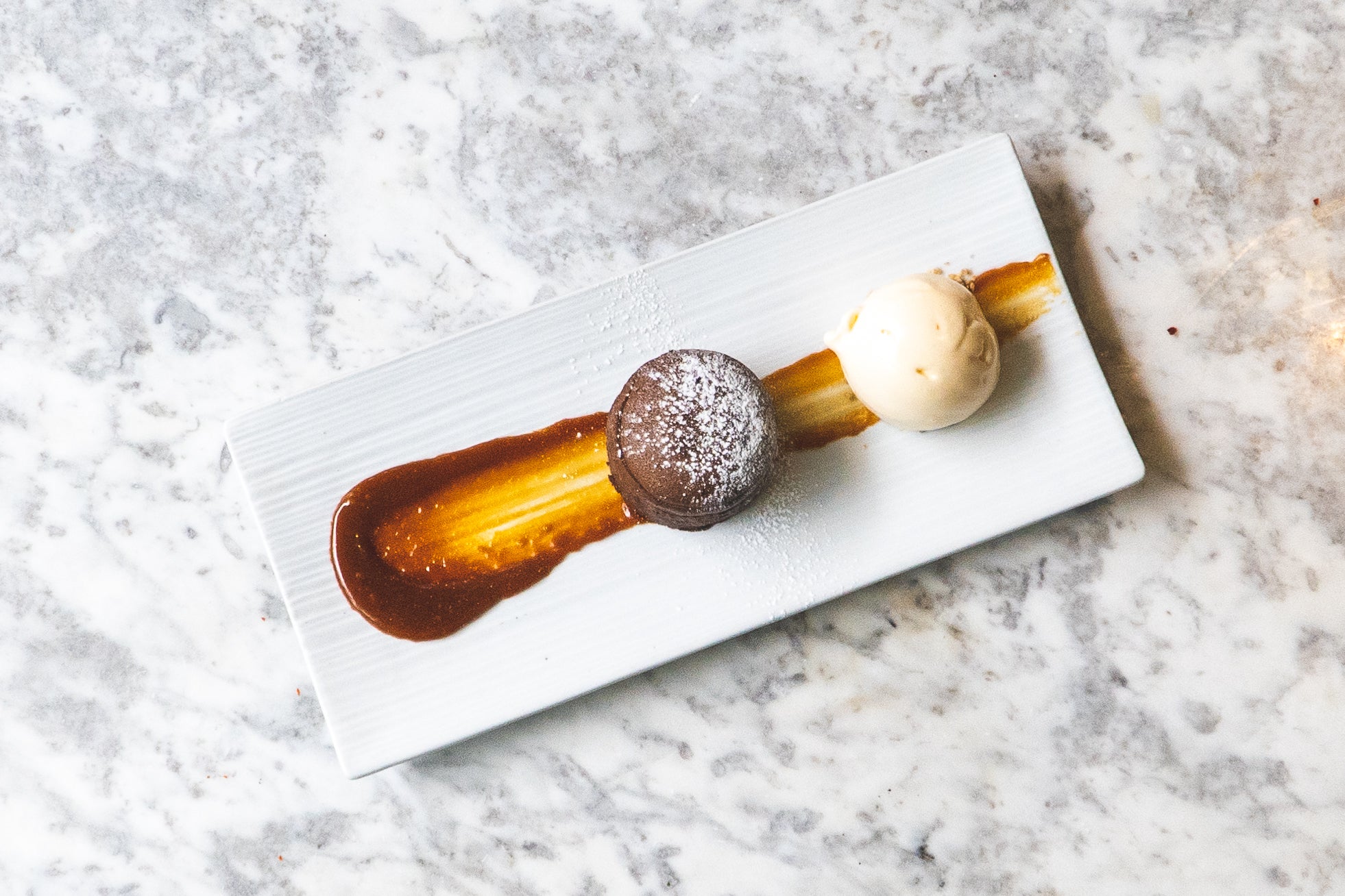 Chocolate Fondant with Salt Caramel