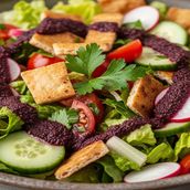 Fattoush Plate