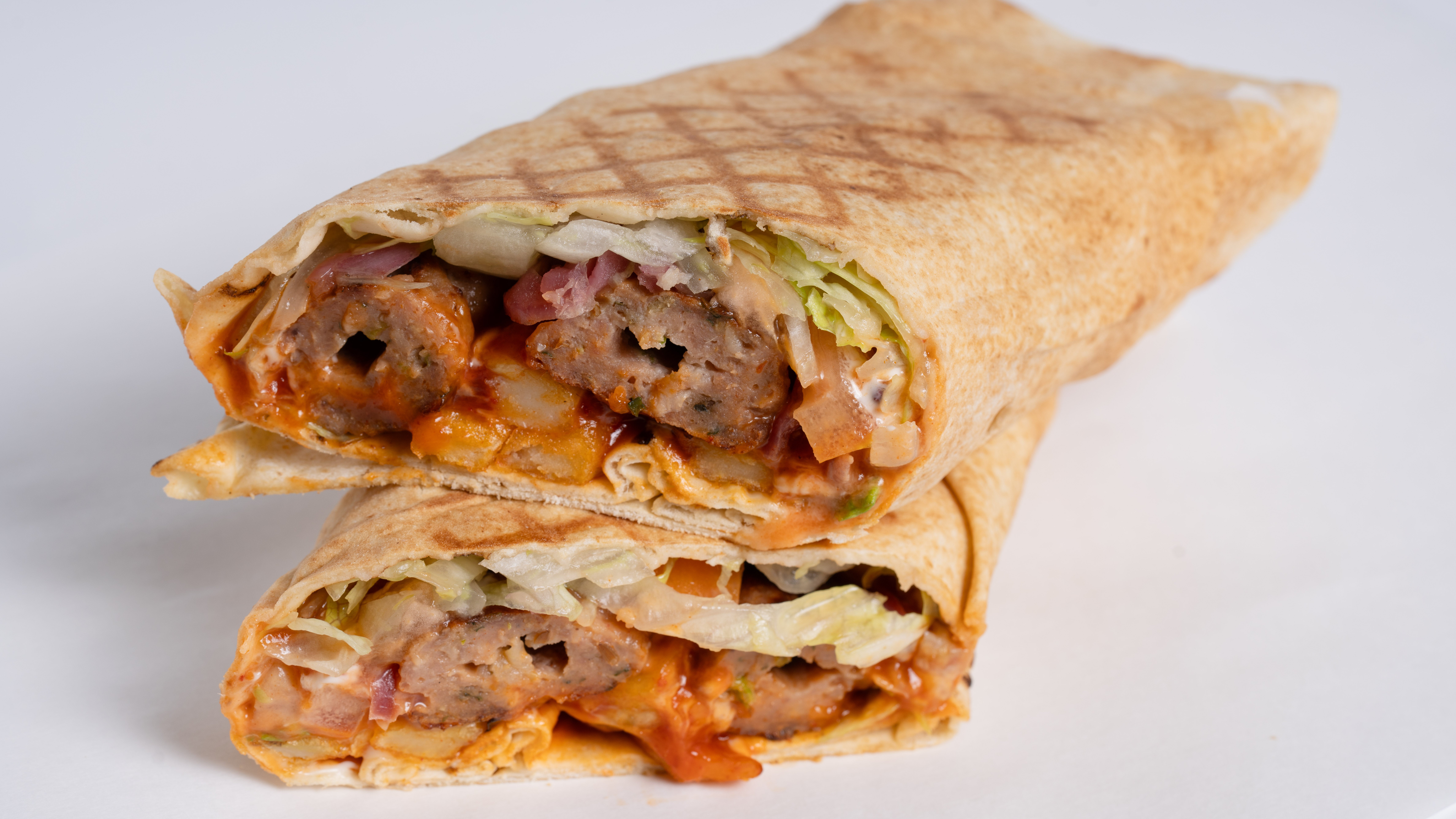 Kofta Kebab Khobez Wrap