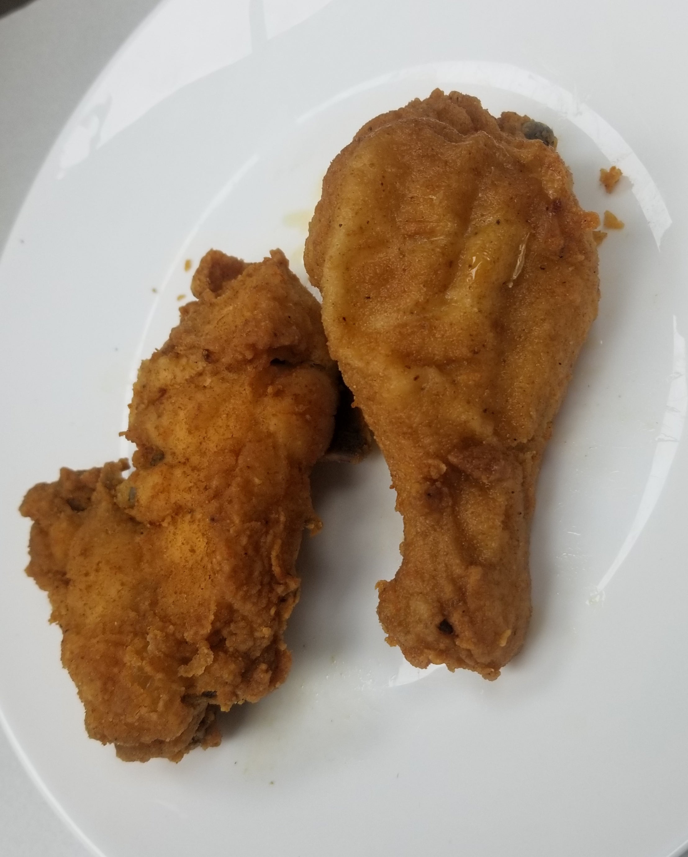2 pc fried chicken