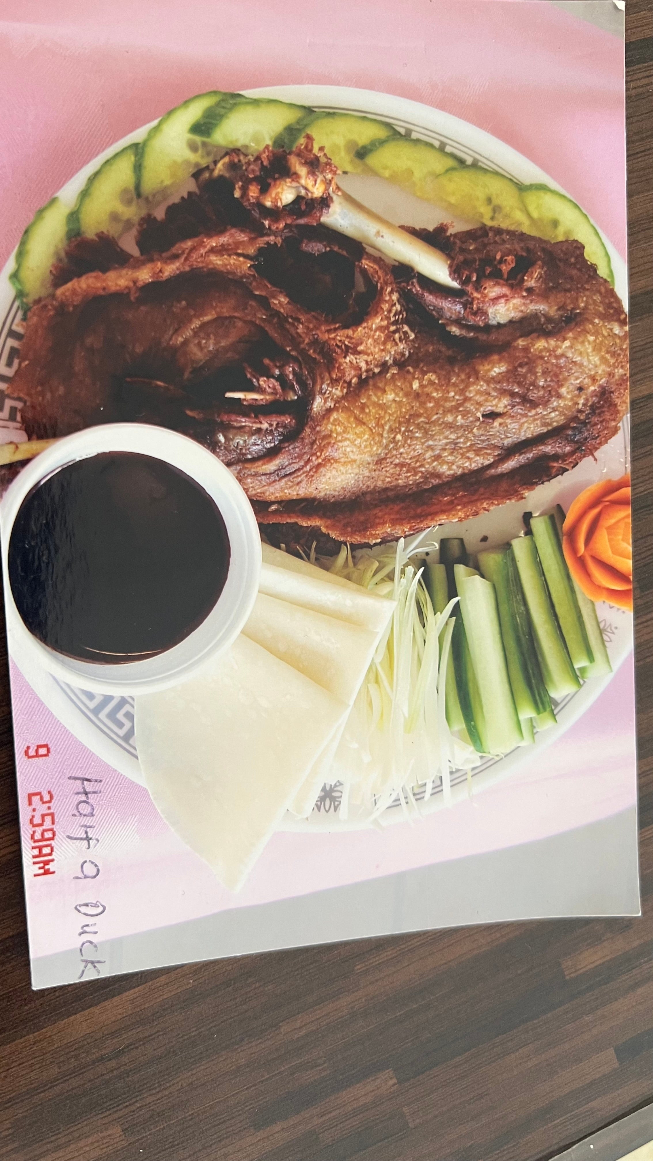 1 Crispy Aromatic Duck