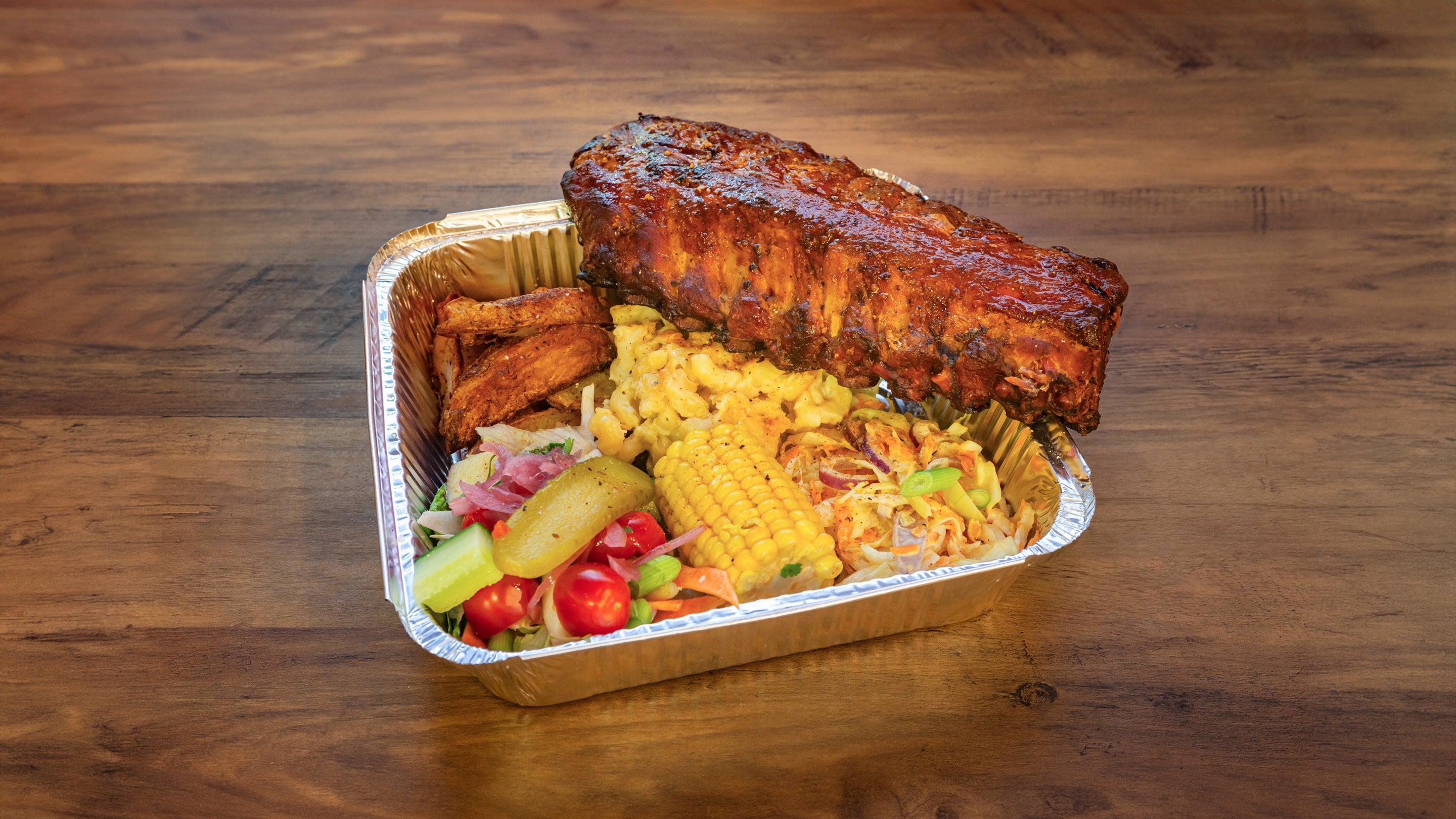 Half Rack of Smoked Pork Ribs