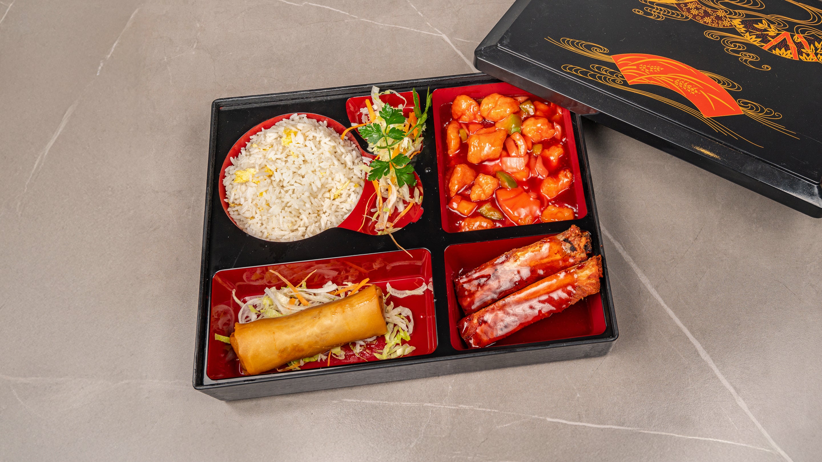 Sweet & Sour Chicken Bento Box