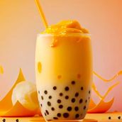Mango Bubble Tea 