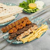 Mix Grilled Of Chicken With Bread 