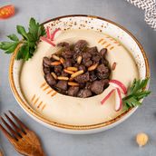 Hummus with Meat