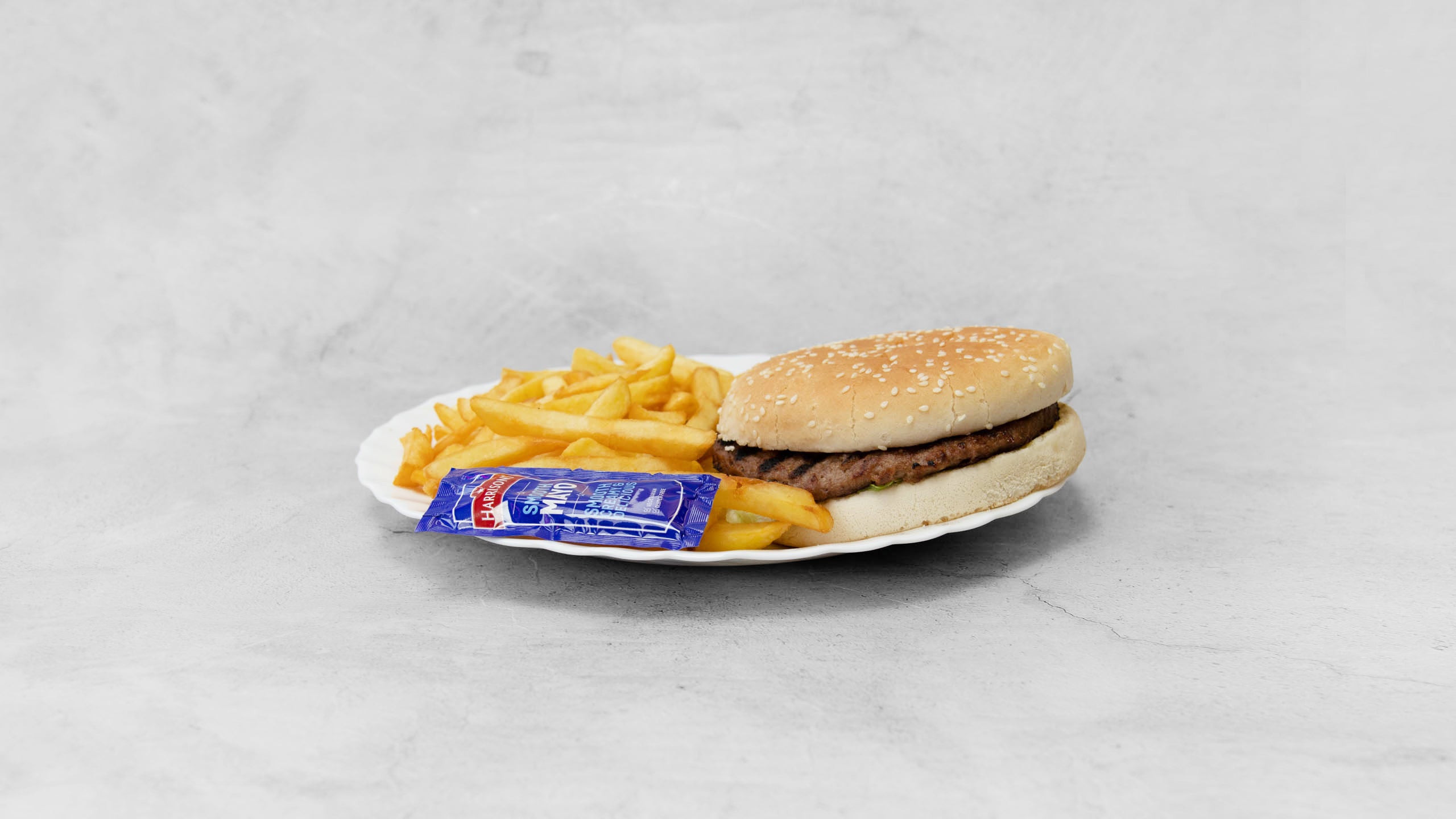 Quarter Pounder, Chips and Drink