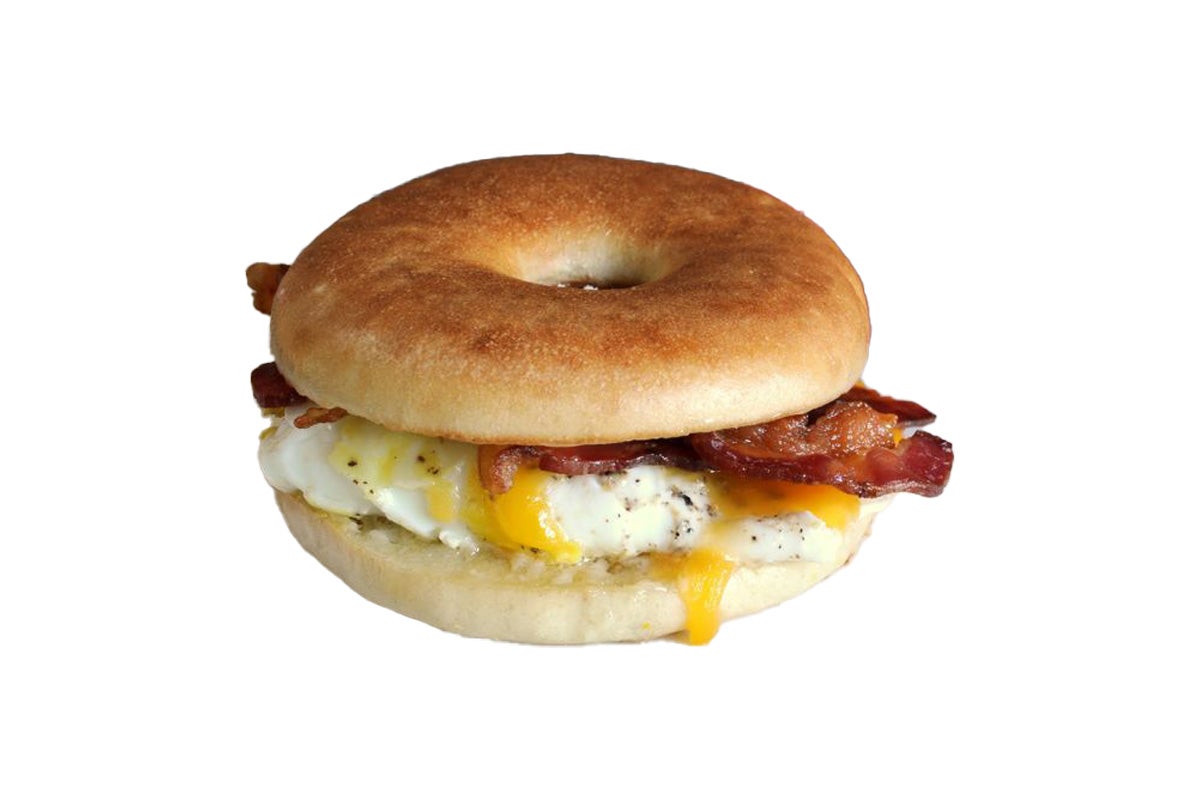 Fried Egg & Bacon Bagel