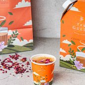 SAFFRON & ROSE TEA 250 ml/500 ml