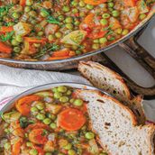 Green Peas with Bread
