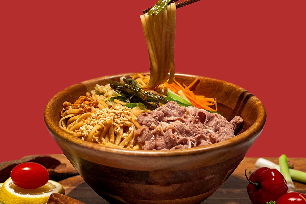 葱香拌面 Noodles with Scallion Oil Dressing