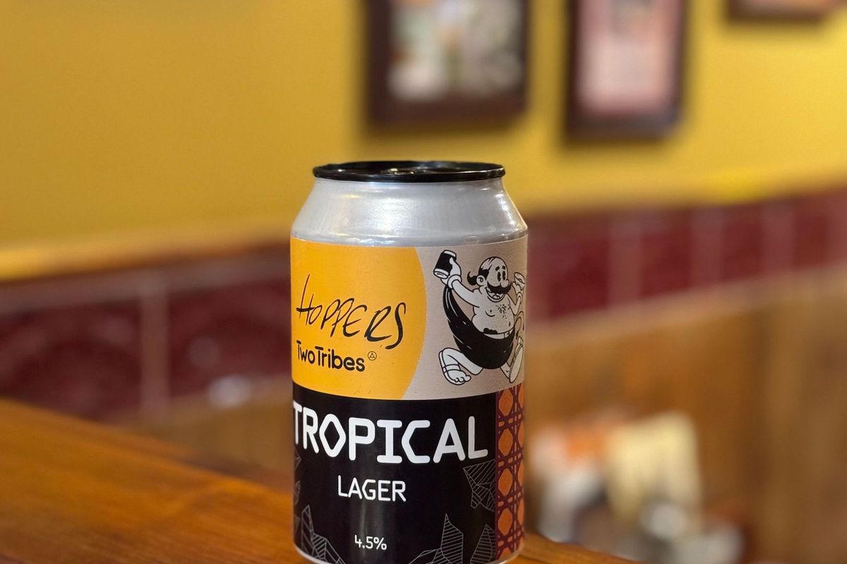 Tropical Lager Can 