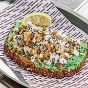 Cheese Scrambled Egg & Avocado