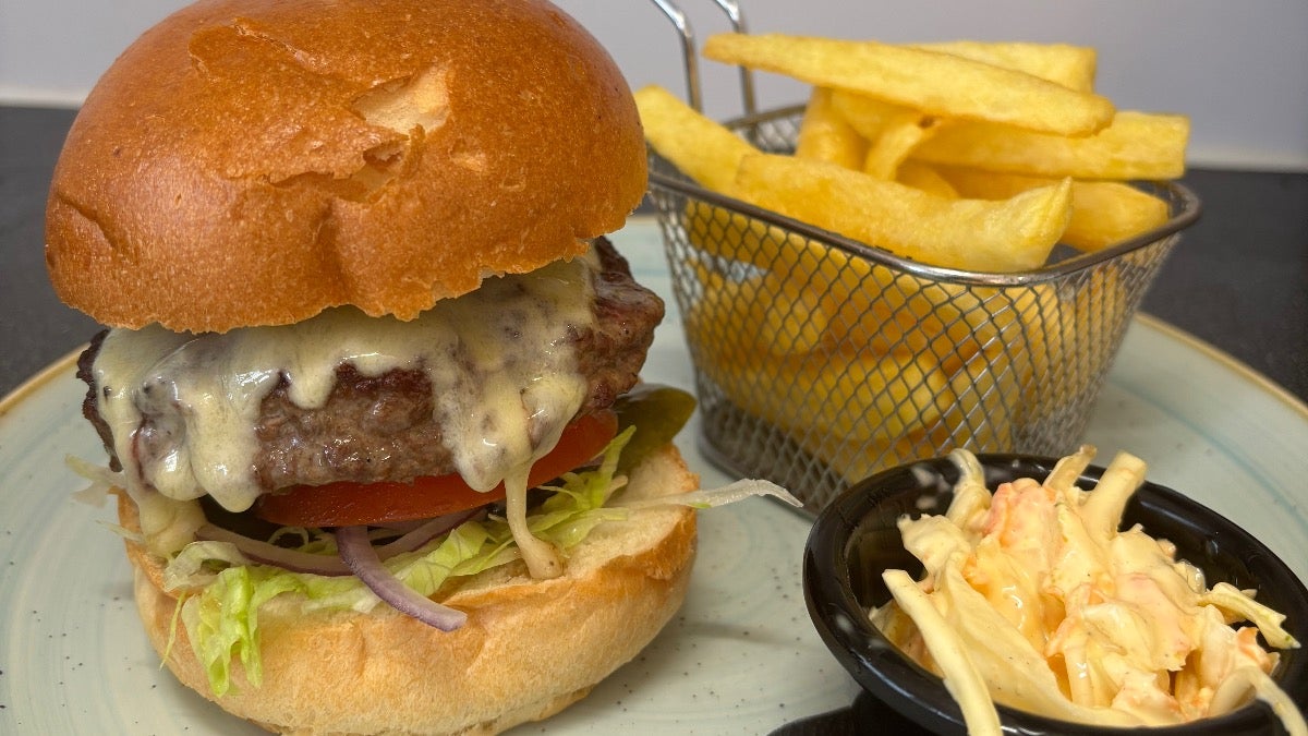 Skim Burger & Chips