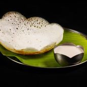 Appam with Coconut Milk
