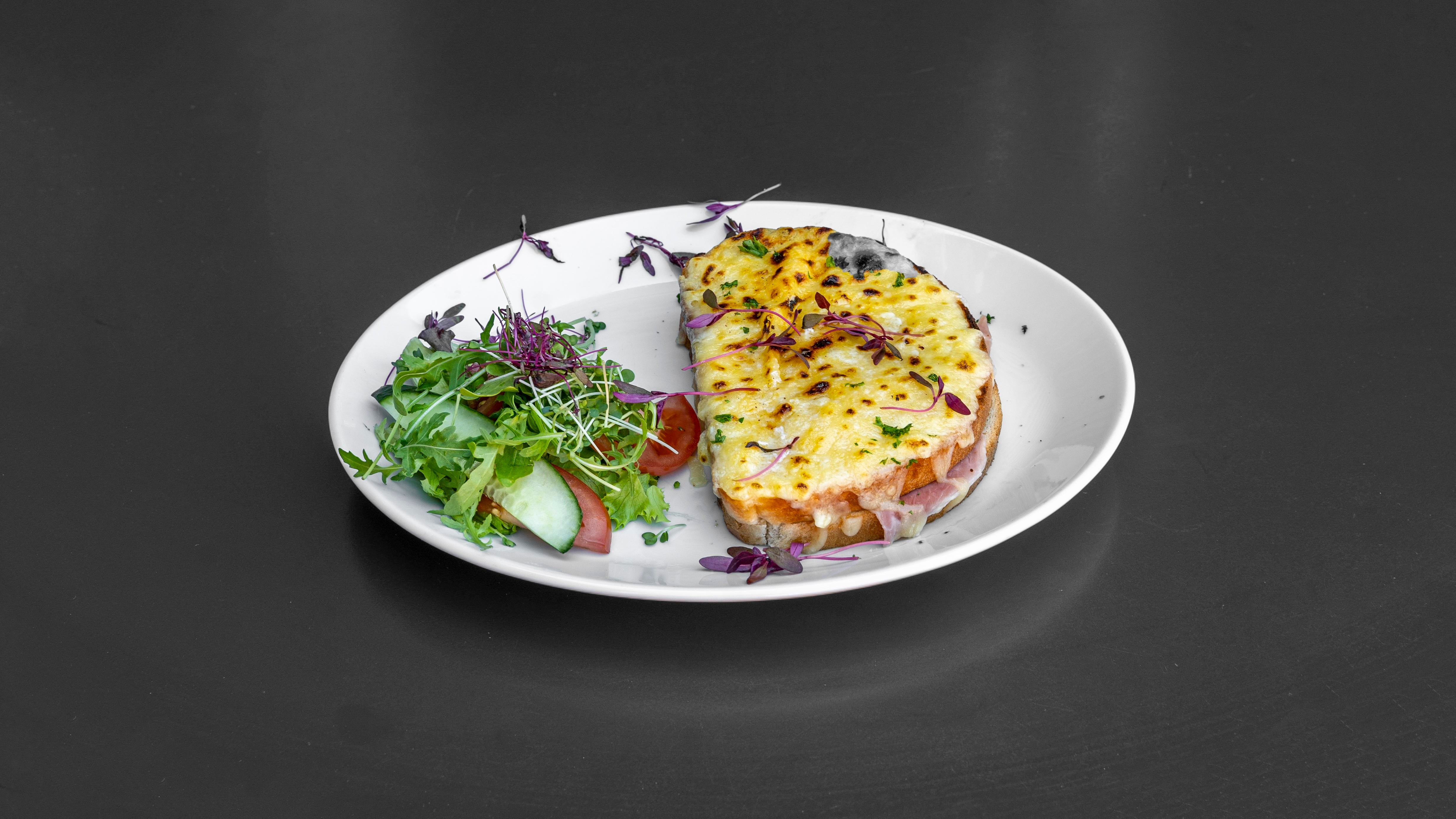 Grilled Croque Monsieur Sandwich