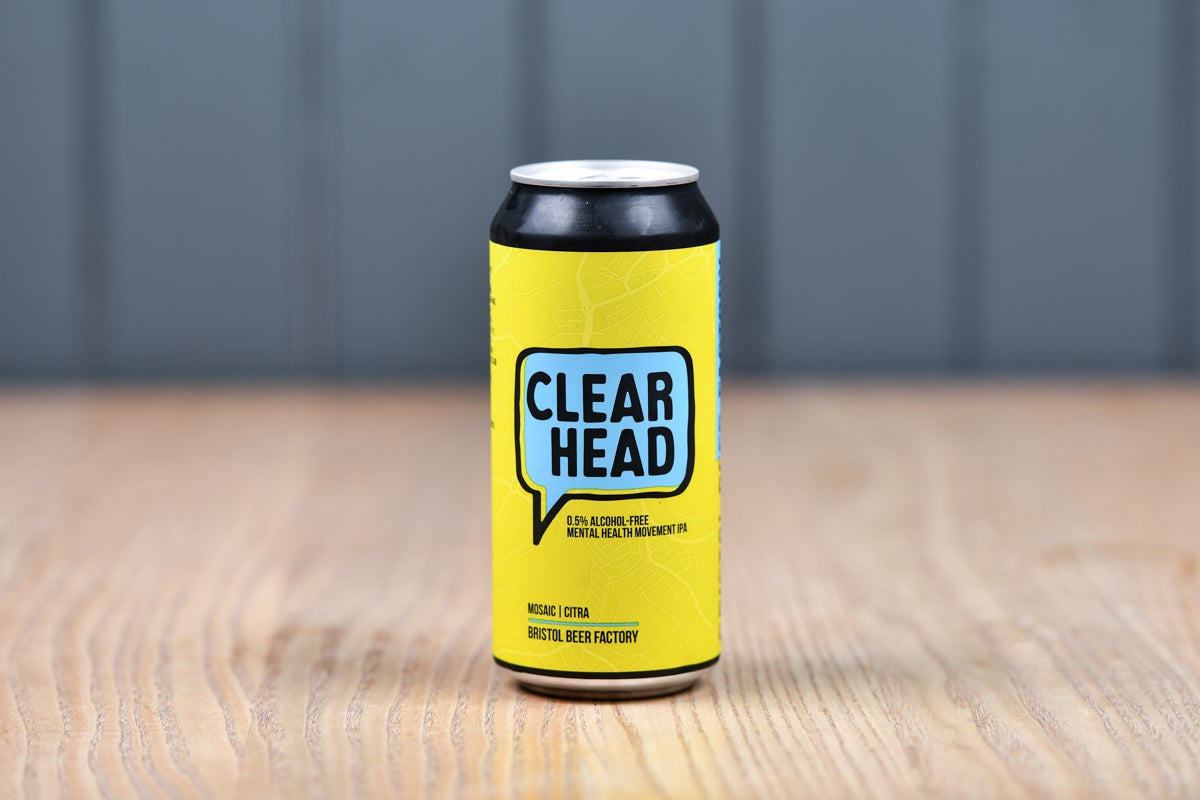 Bristol Beer Factory Clear Head IPA (alcohol-free) (gluten-free) 440ml 0.5% (GB)