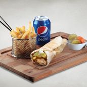 Large Chicken Kebab + Fries & Drink Combo
