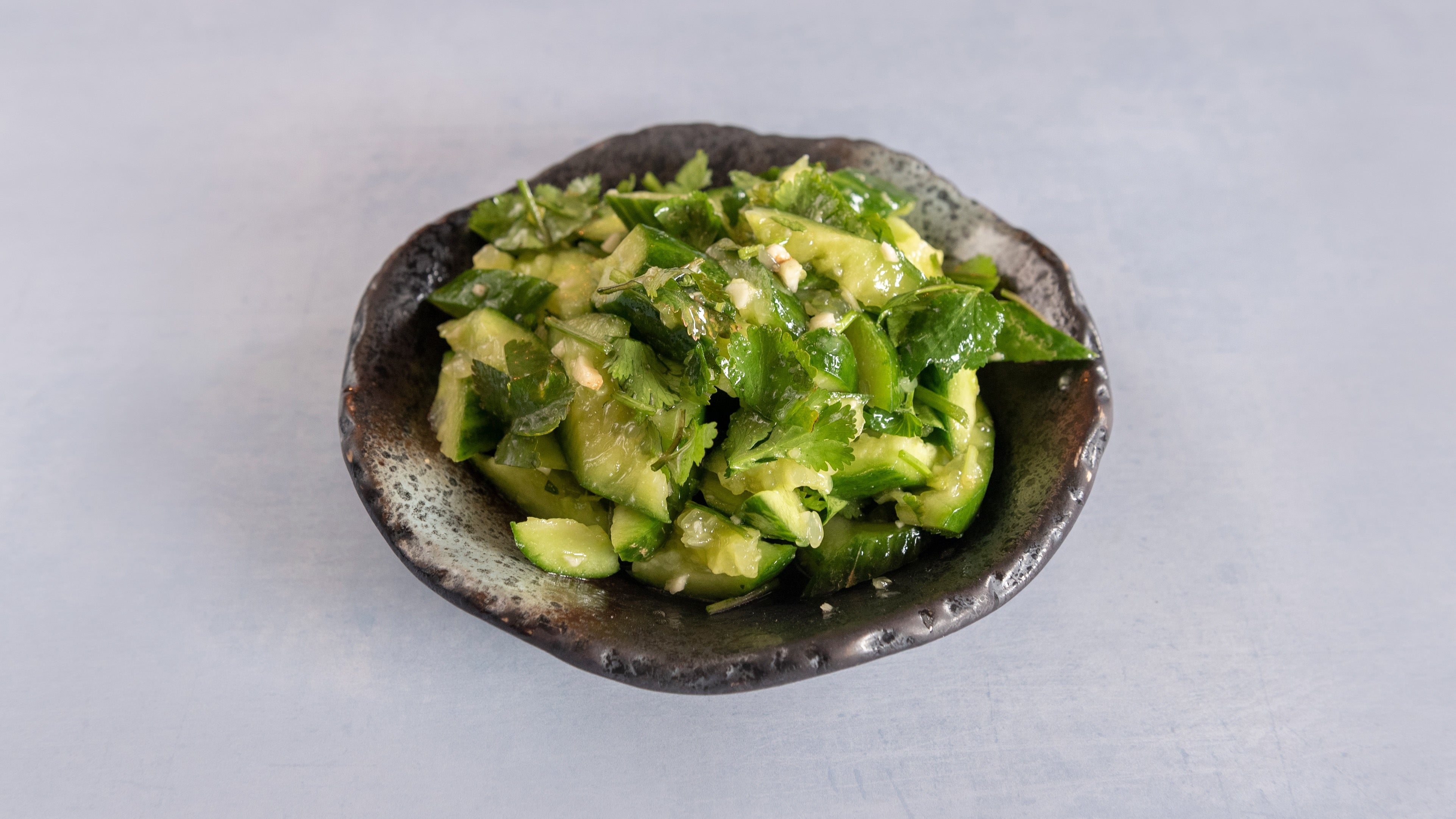 [2910] Cucumber Salad in Chinese Black Vinegar Dressing (V) 拍黄瓜