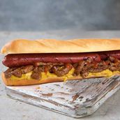Chili Hotdog Sandwich