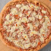 Brown Lahm Baajin With Cheese Manakish