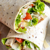Jumbo Grilled Chicken Wrap Combo