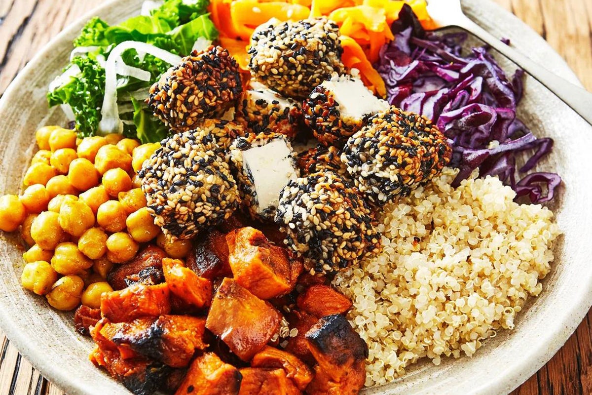 Sesame Tofu Buddha Bowl