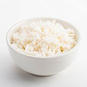 Plain rice 