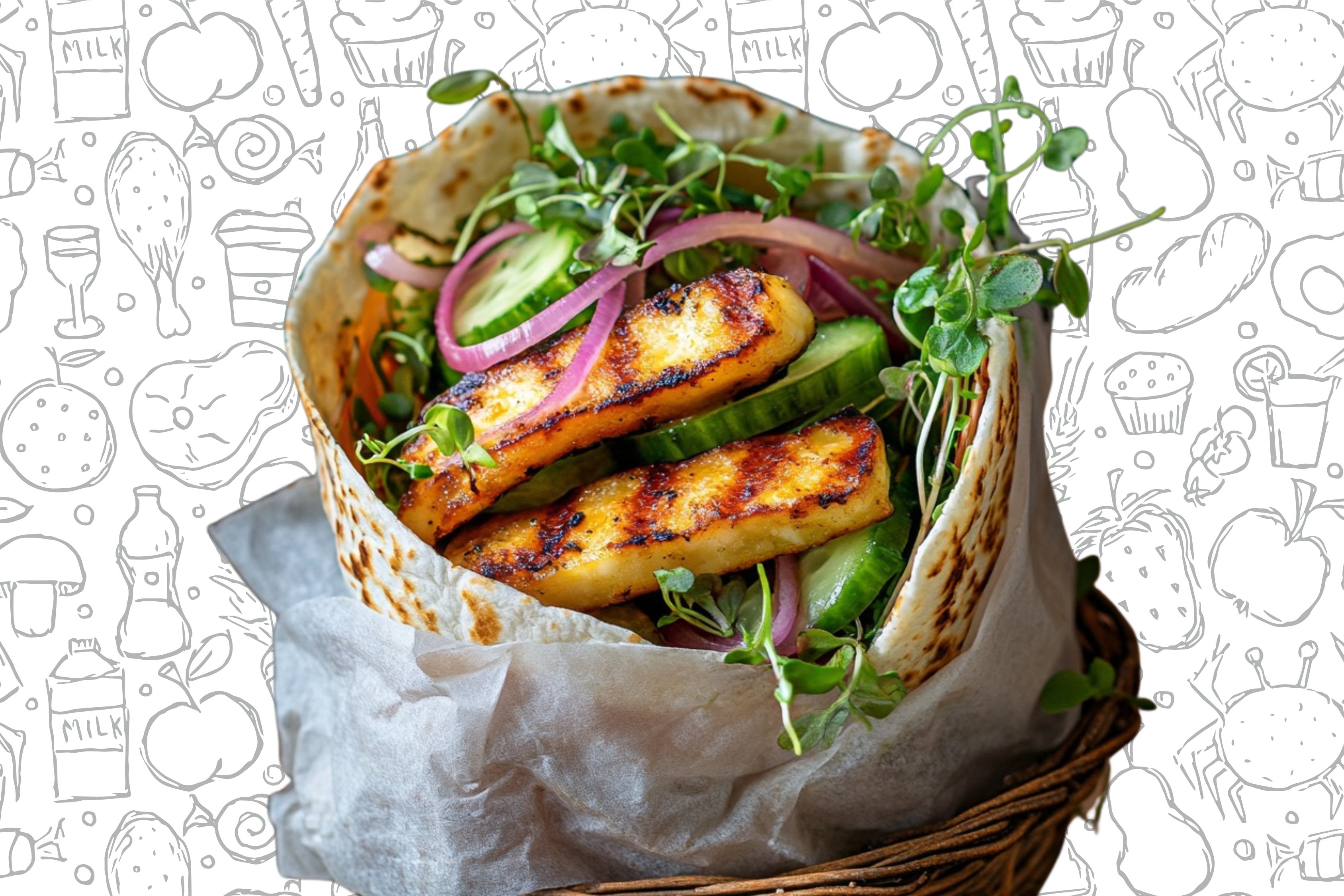 Halloumi Wrap