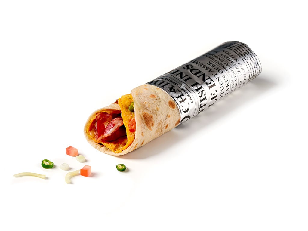 Lamb Bacon & Egg Wrap