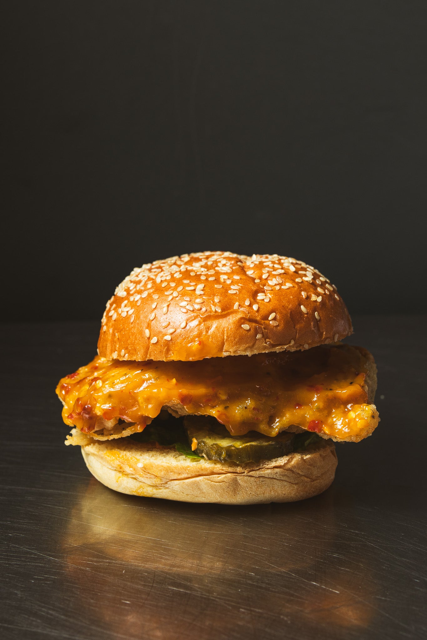 Hot Honey Chicken Burger