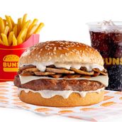 Mushroom Burger Meal
