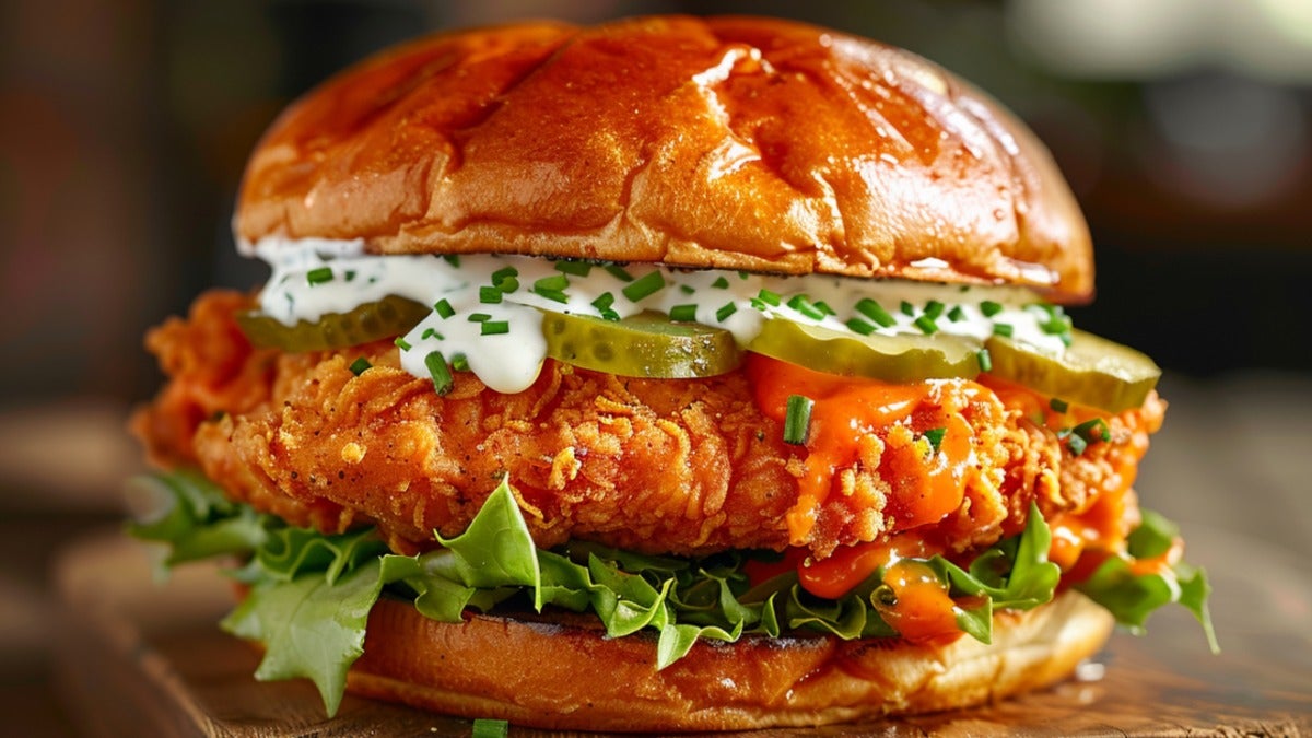 Buffalo Chicken Burger