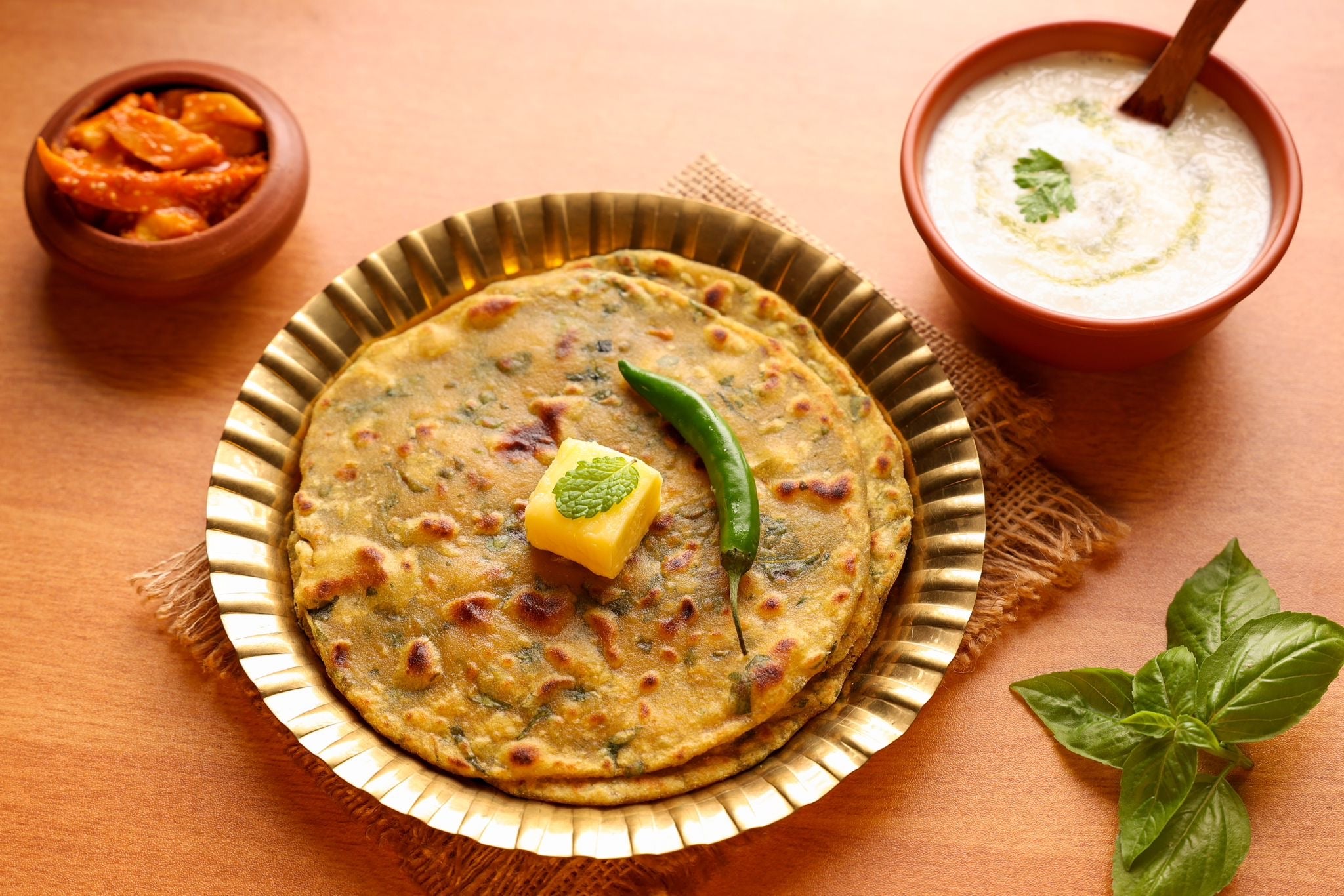 Palak Paratha
