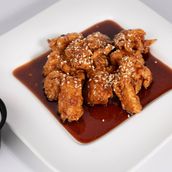 Honey Garlic Chicken Tots