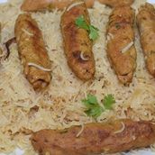 Chicken Seekh Kebab Pulao