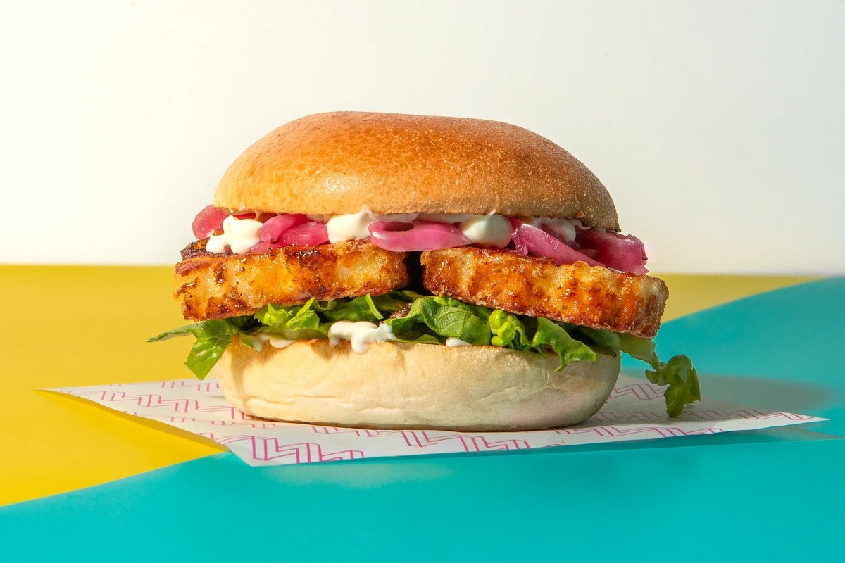Citrus Halloumi Burger