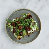 Stracciatella Caprese Open Focaccia