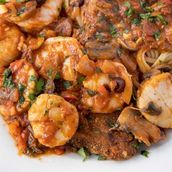 Seafood Eggplant In Red Sauce
