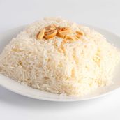 White Rice Platter