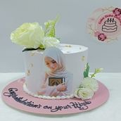 Mabrouk Hijab Cake