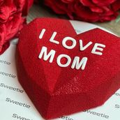 Heart Chocolate Cake  I  Love MoM