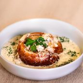 Chicken with mushroom cream