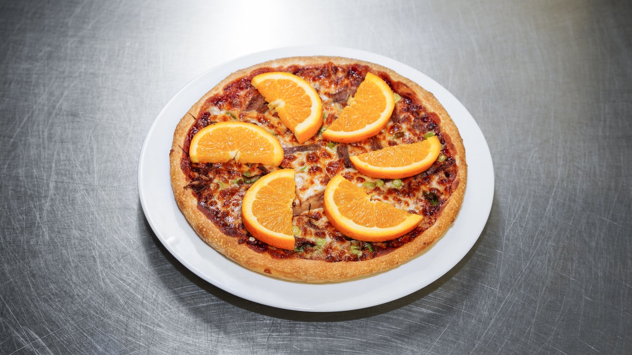 Chinese Crispy Duck Pizza (Thin Crust)