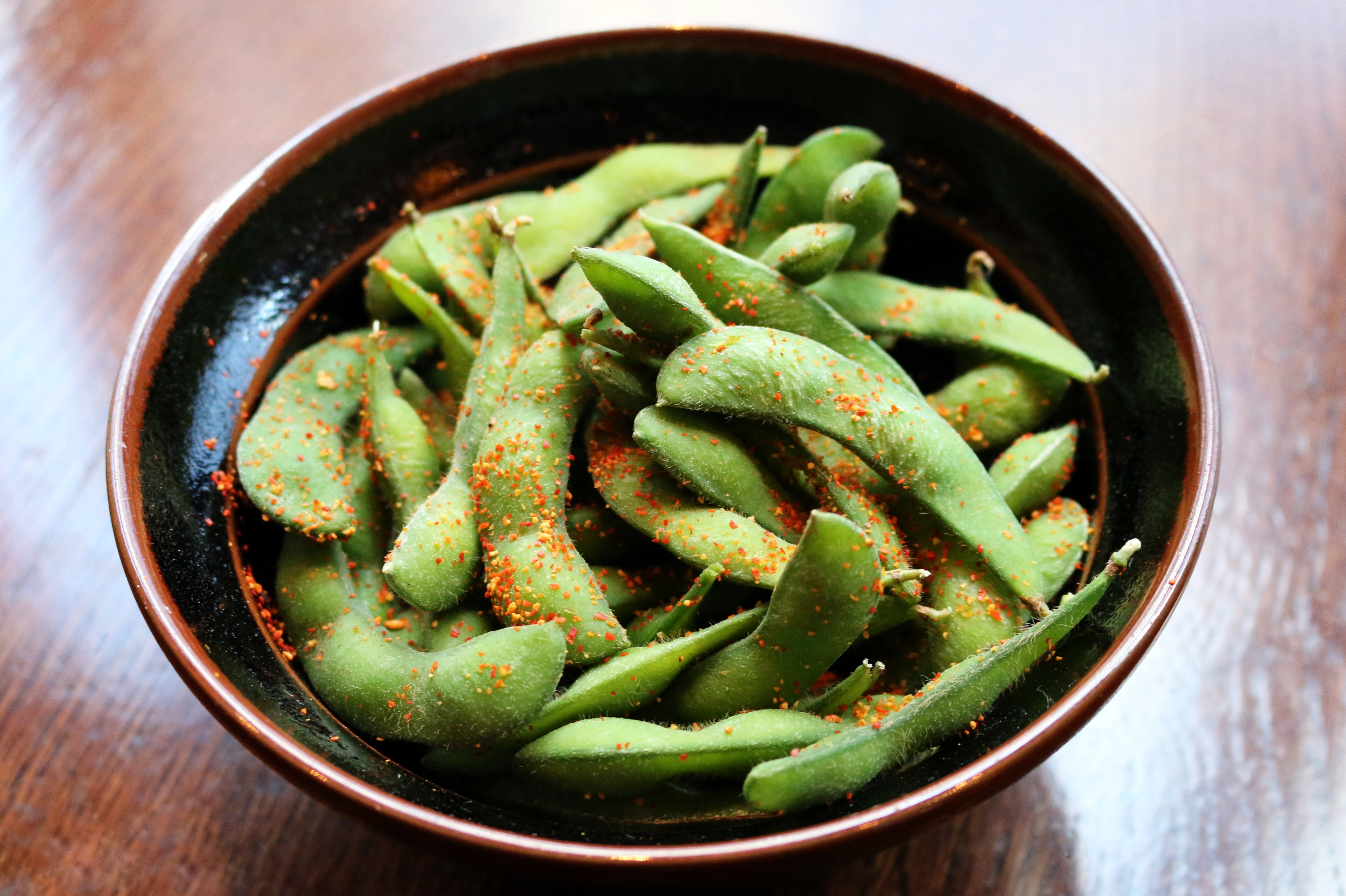 Spicy edamame