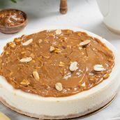 SALTED CARAMEL PEANUT CHEESECAKE