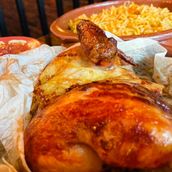 Half roasted chicken (machina) with kabsa rice