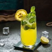 Fresh Lemon Mint Juice
