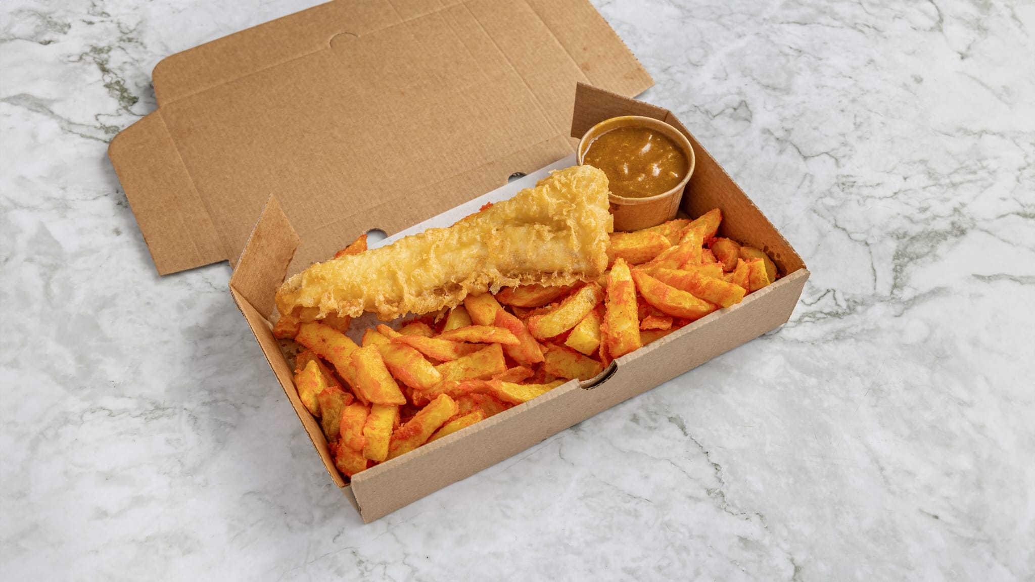Mini Haddock box meal