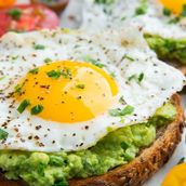 Avocado Toast With Eggs